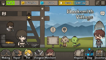 Cuplikan Layar Game Blacksmith Village