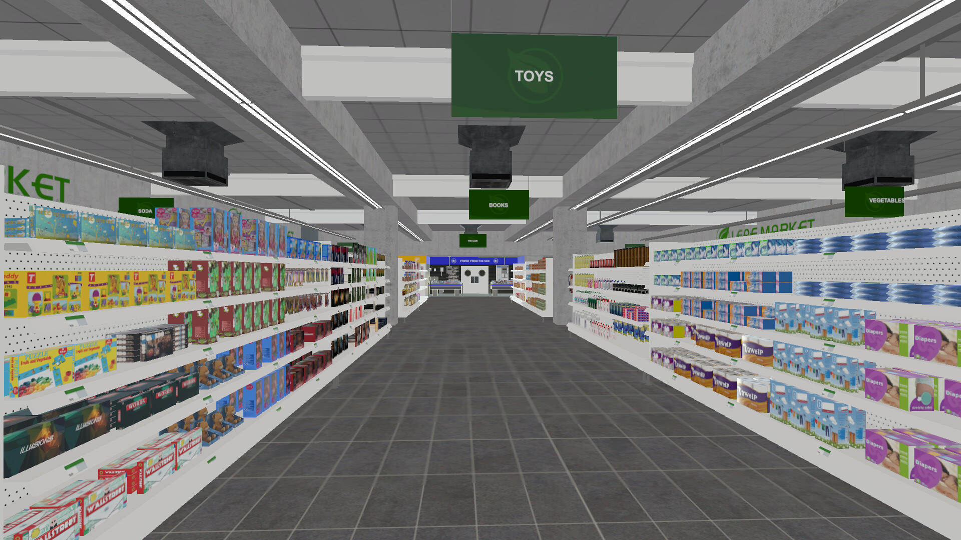 Food Store Simulator Game Screenshot