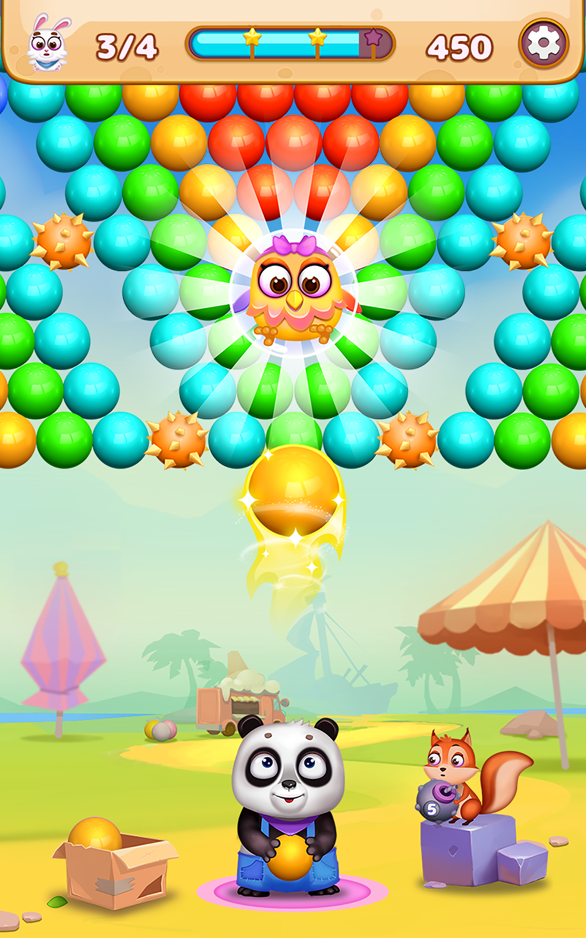 Screenshot 9 of Panda Bubble Shooter Mania 1.28