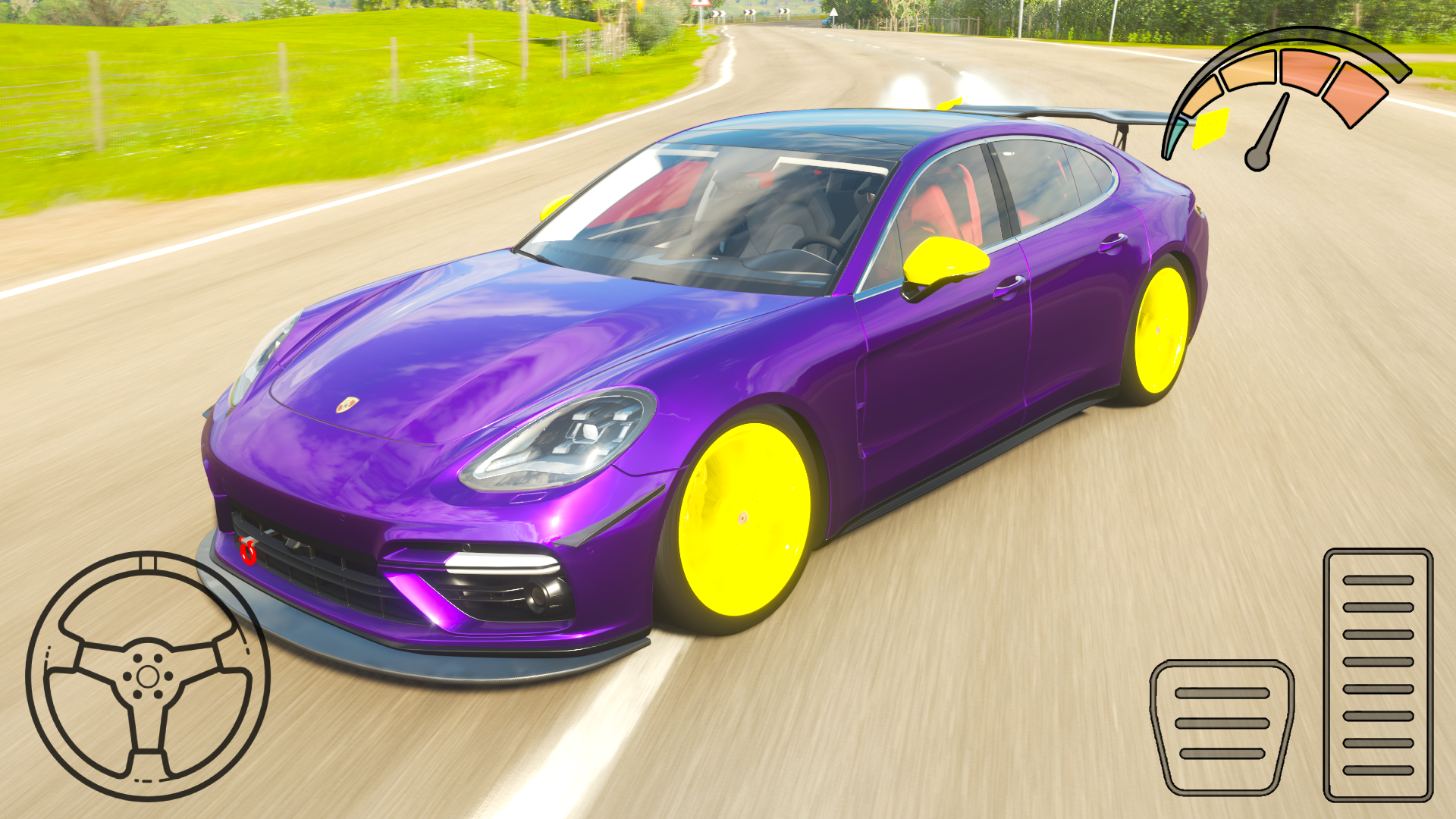 Sim Porsche Panamera Turbo S 게임 스크린 샷