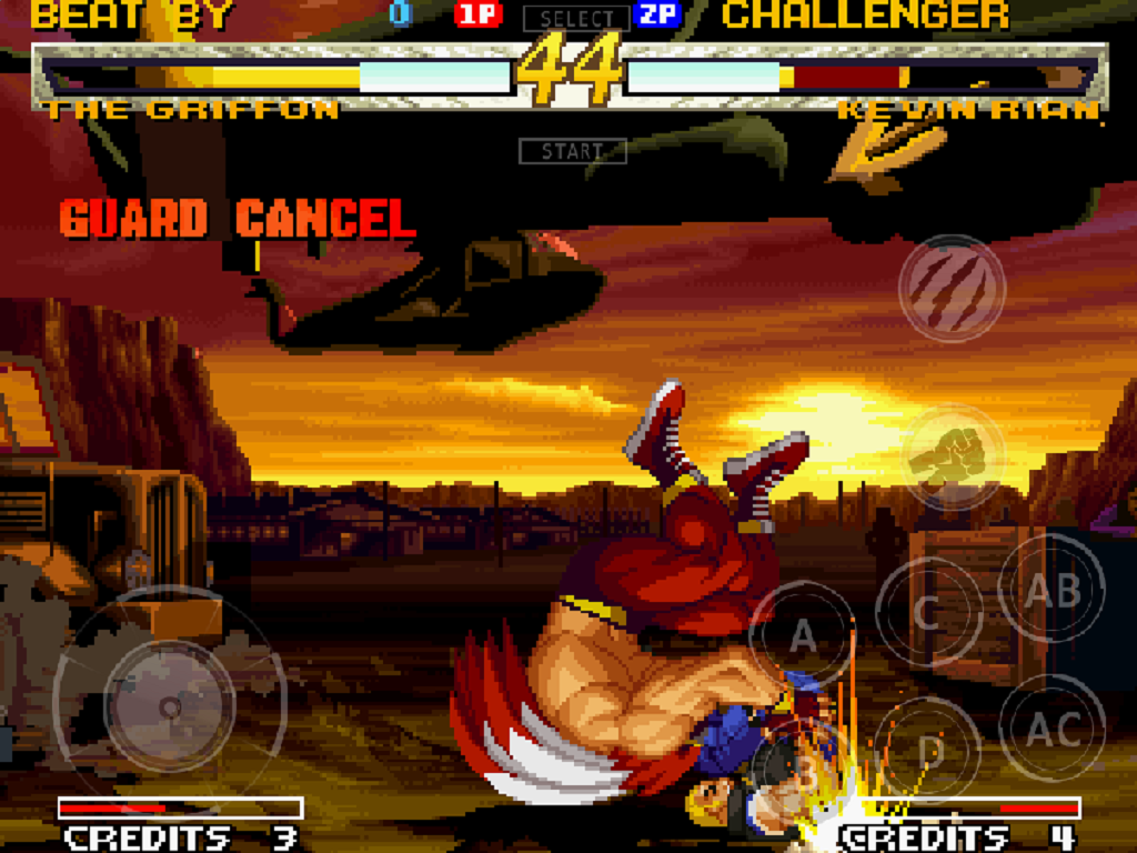 餓狼 MARK OF THE WOLVES ゲームのスクリーンショット