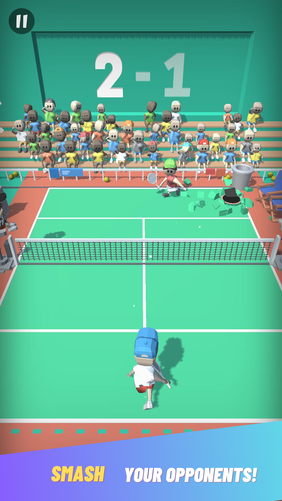 Screenshot of Tennis - smash hit