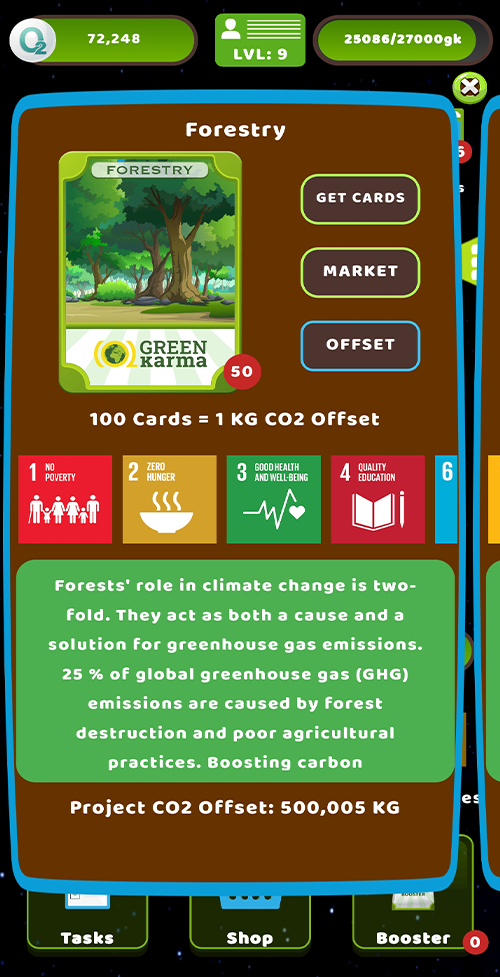 Green Karma - Offset CO2 screenshot game