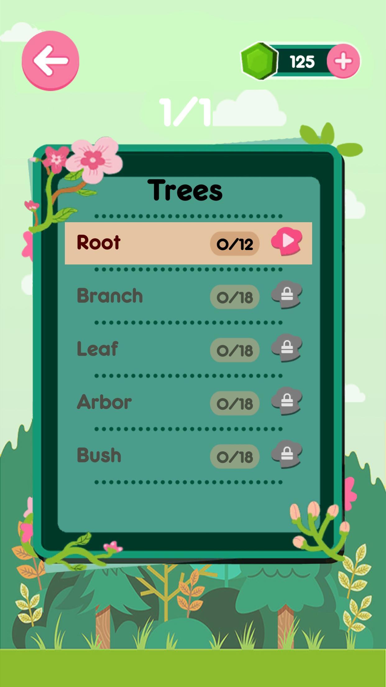 つづりゲーム：Spelling Plants ゲームのスクリーンショット