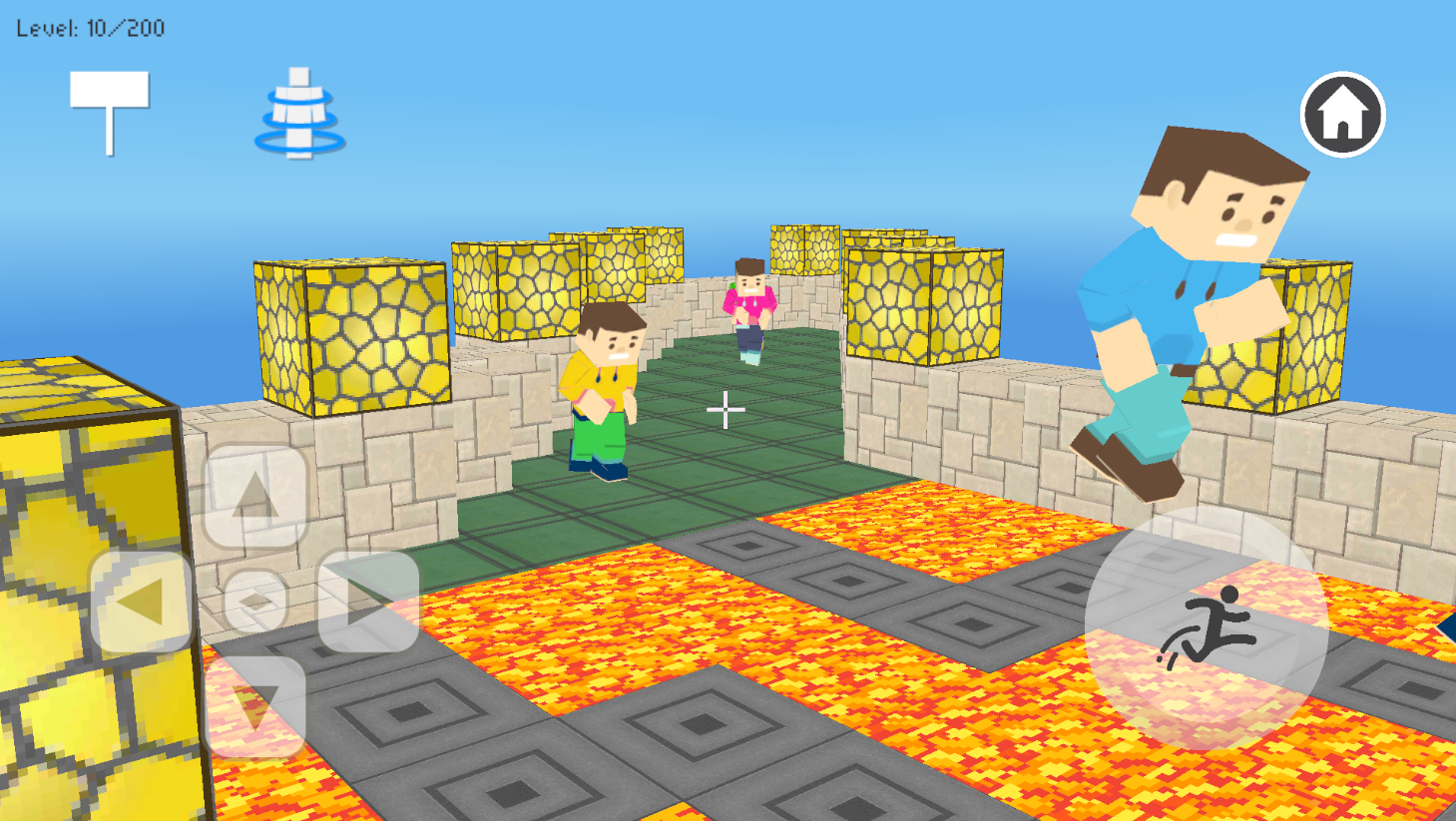 Screenshot 1 of Mcraft: Chặn trò chơi Parkour 3D 10030