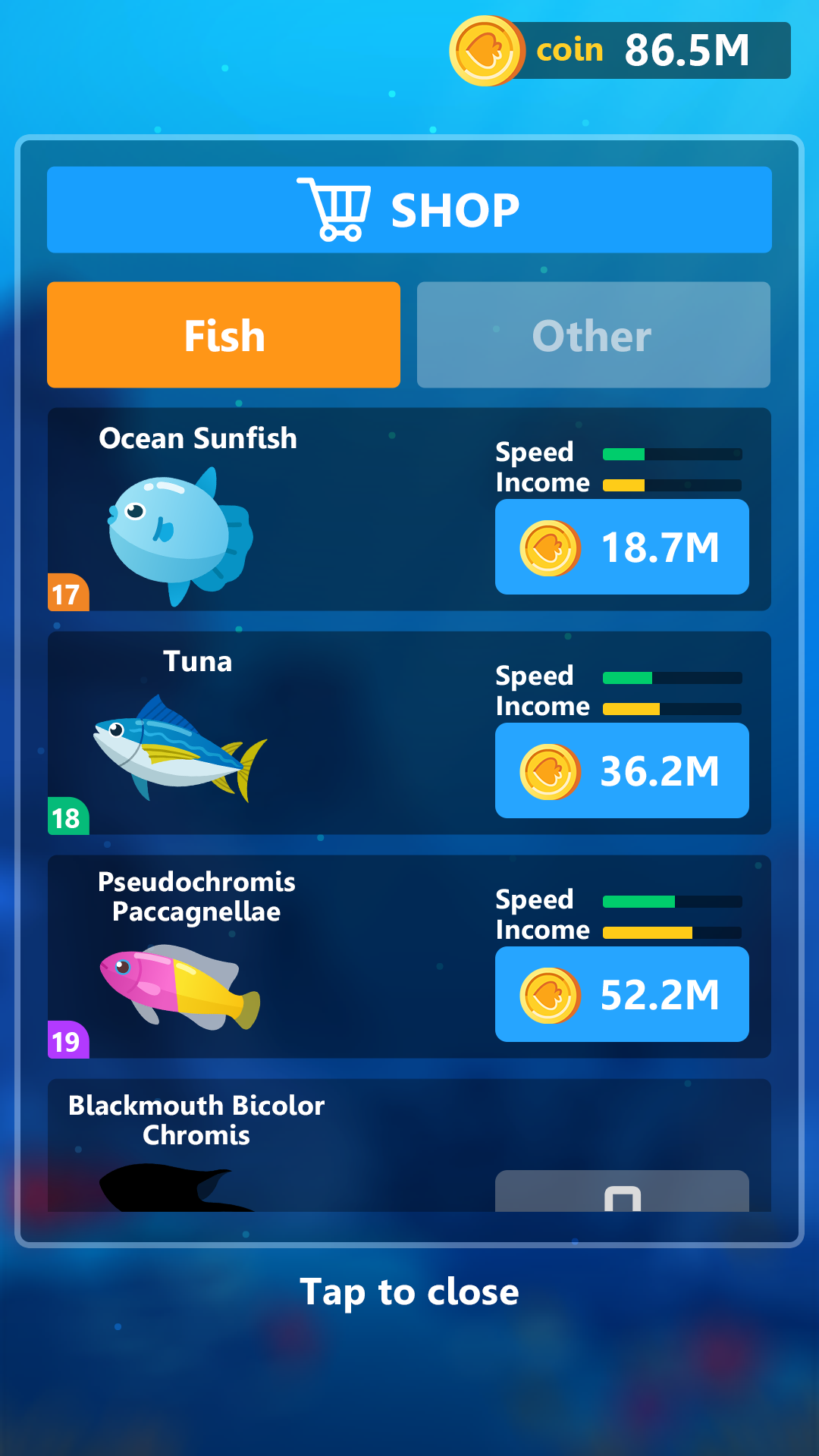 Fish Evolution Game Screenshot