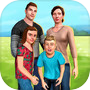 Icon of Spring Vacations 2018 - Happy Family Game