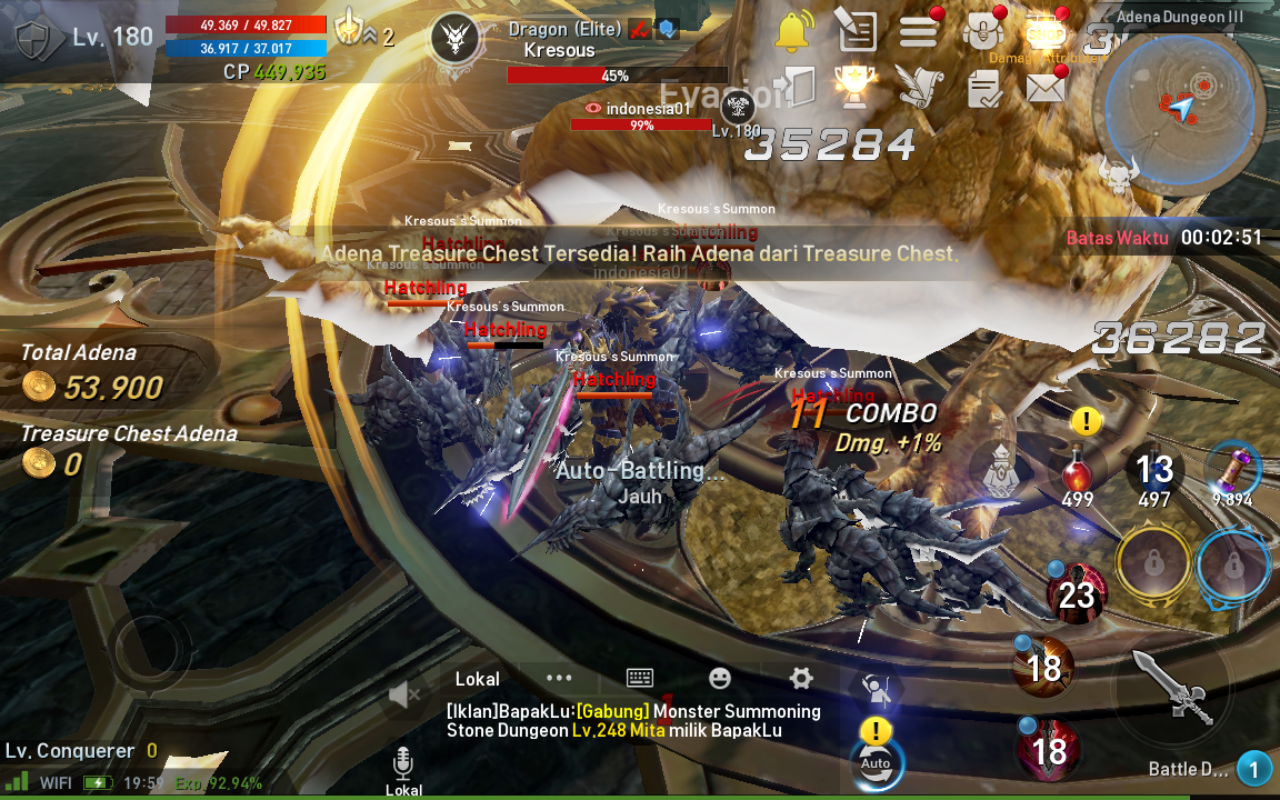 Cuplikan Layar Game Lineage2 Revolution