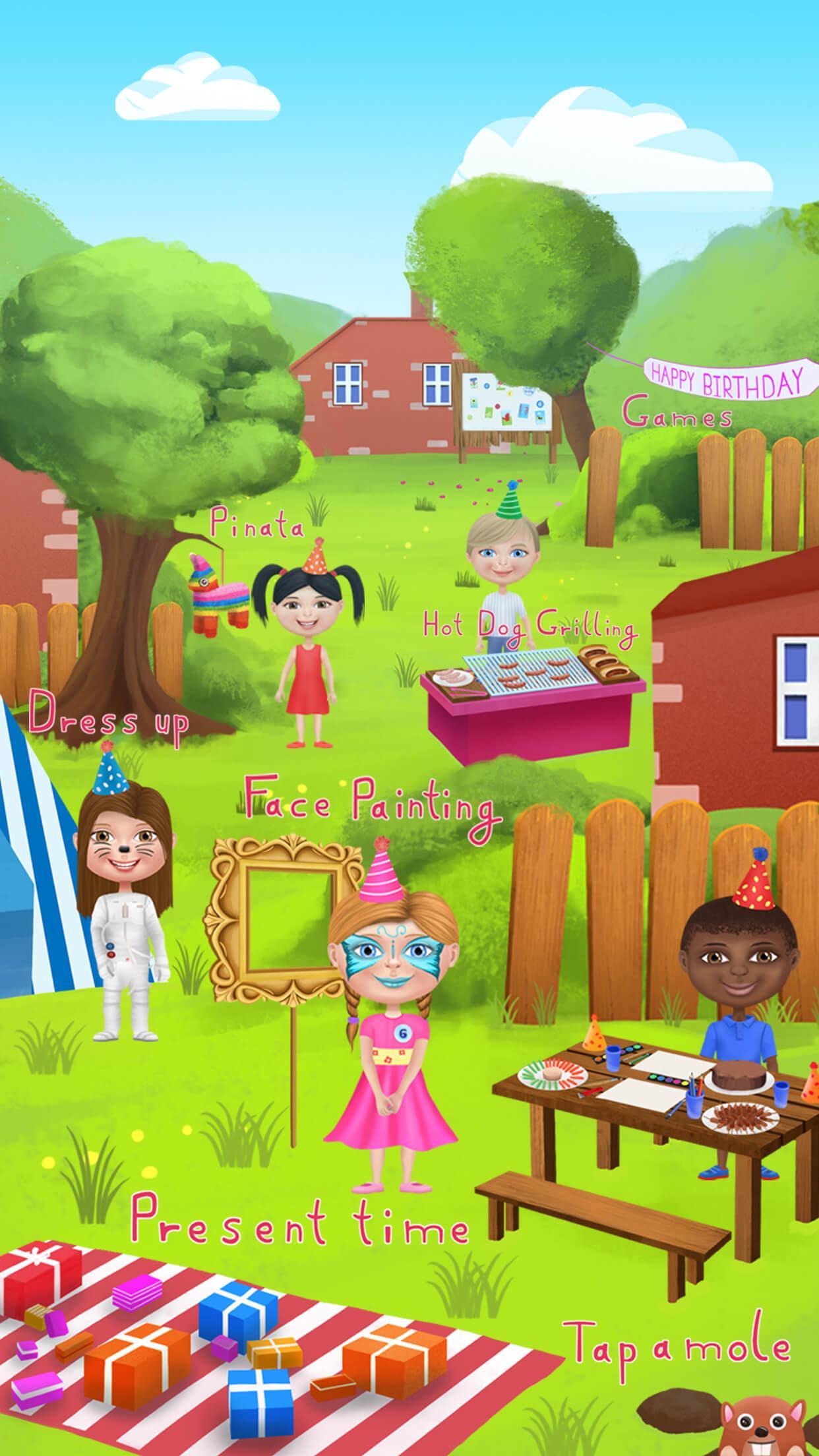 Скриншот игры Birthday Girl BBQ Party