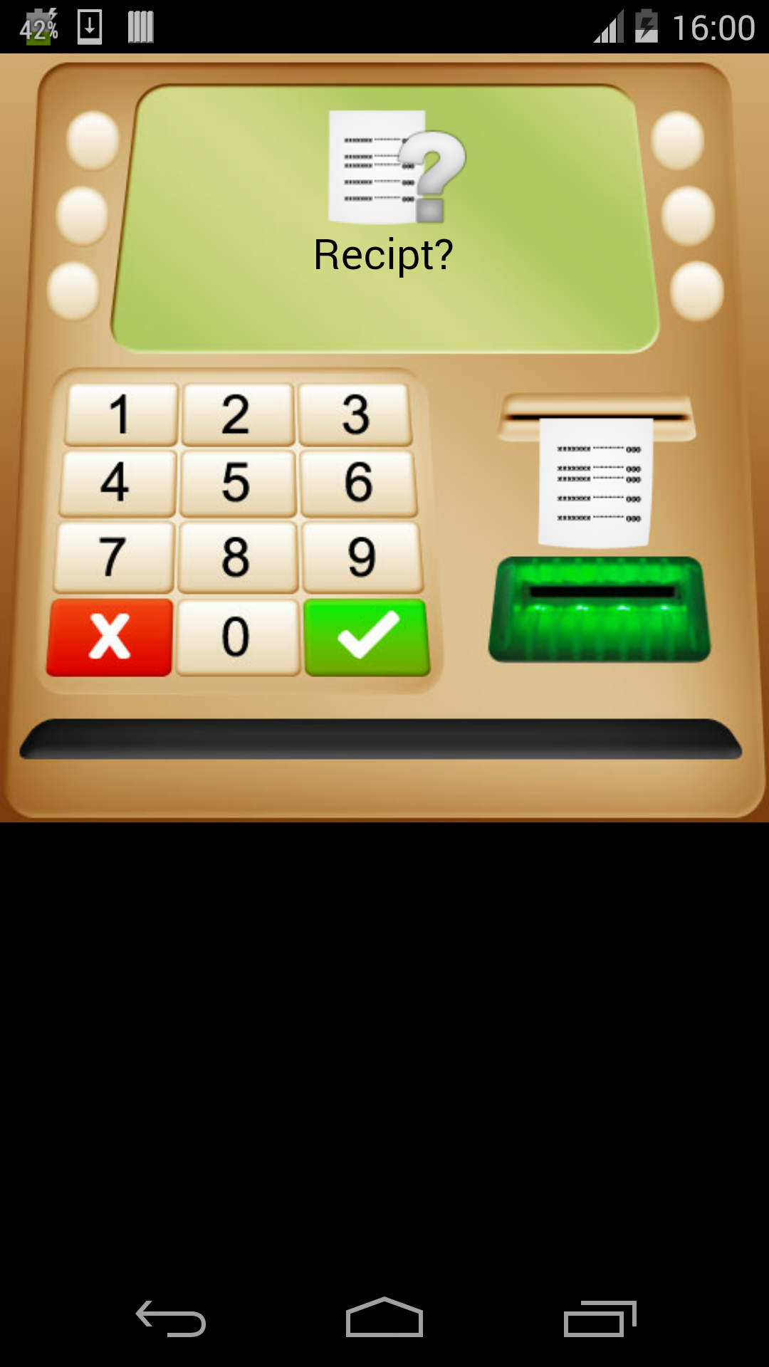 Captura de Tela do Jogo ATM cash and money simulator 2