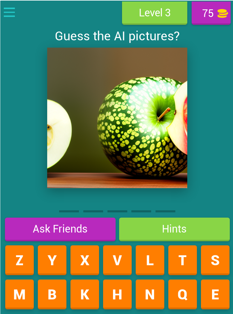 Скриншот игры Guess the AI pictures
