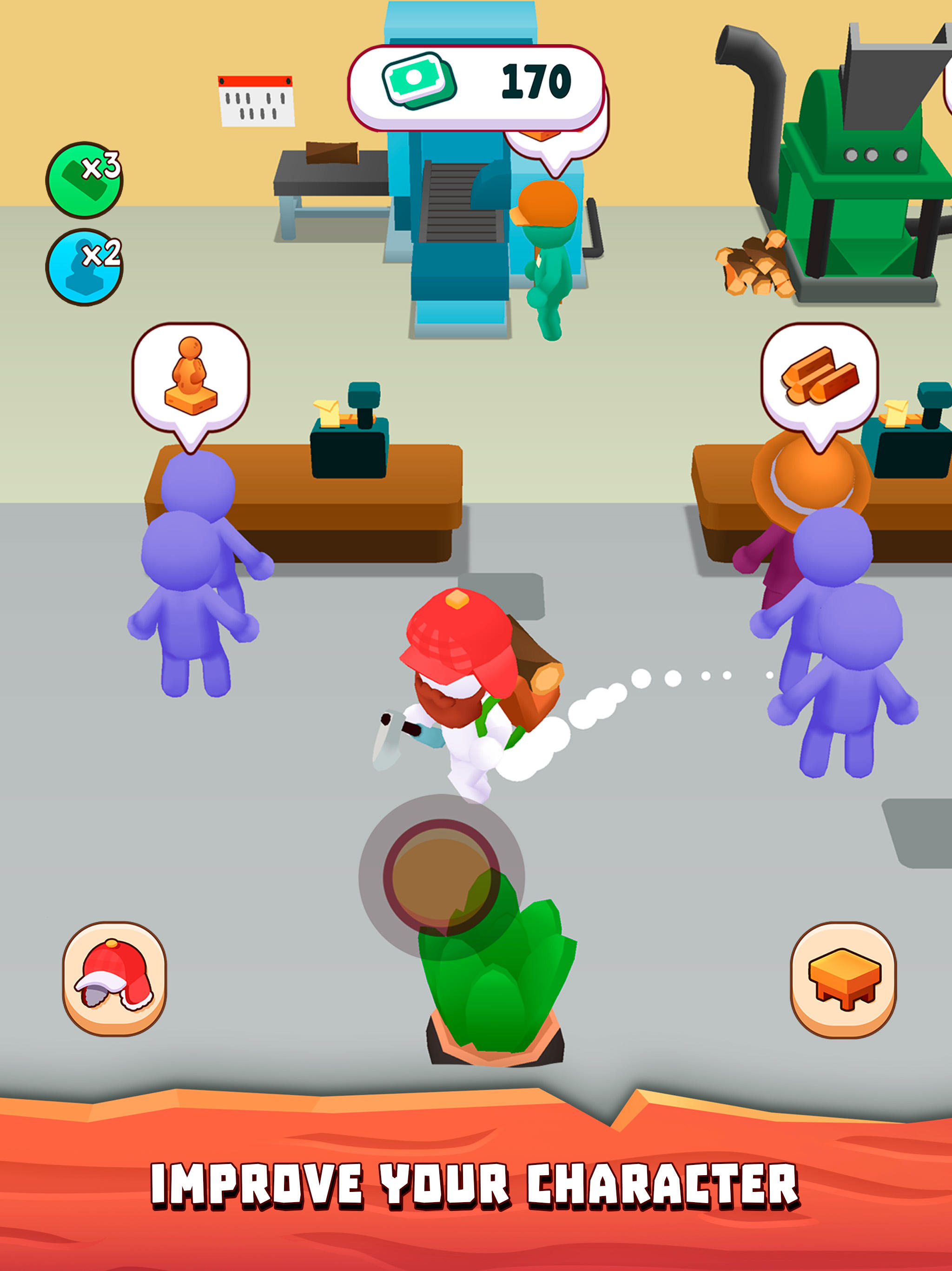 Chop Chop Timber Adventure Game Screenshot