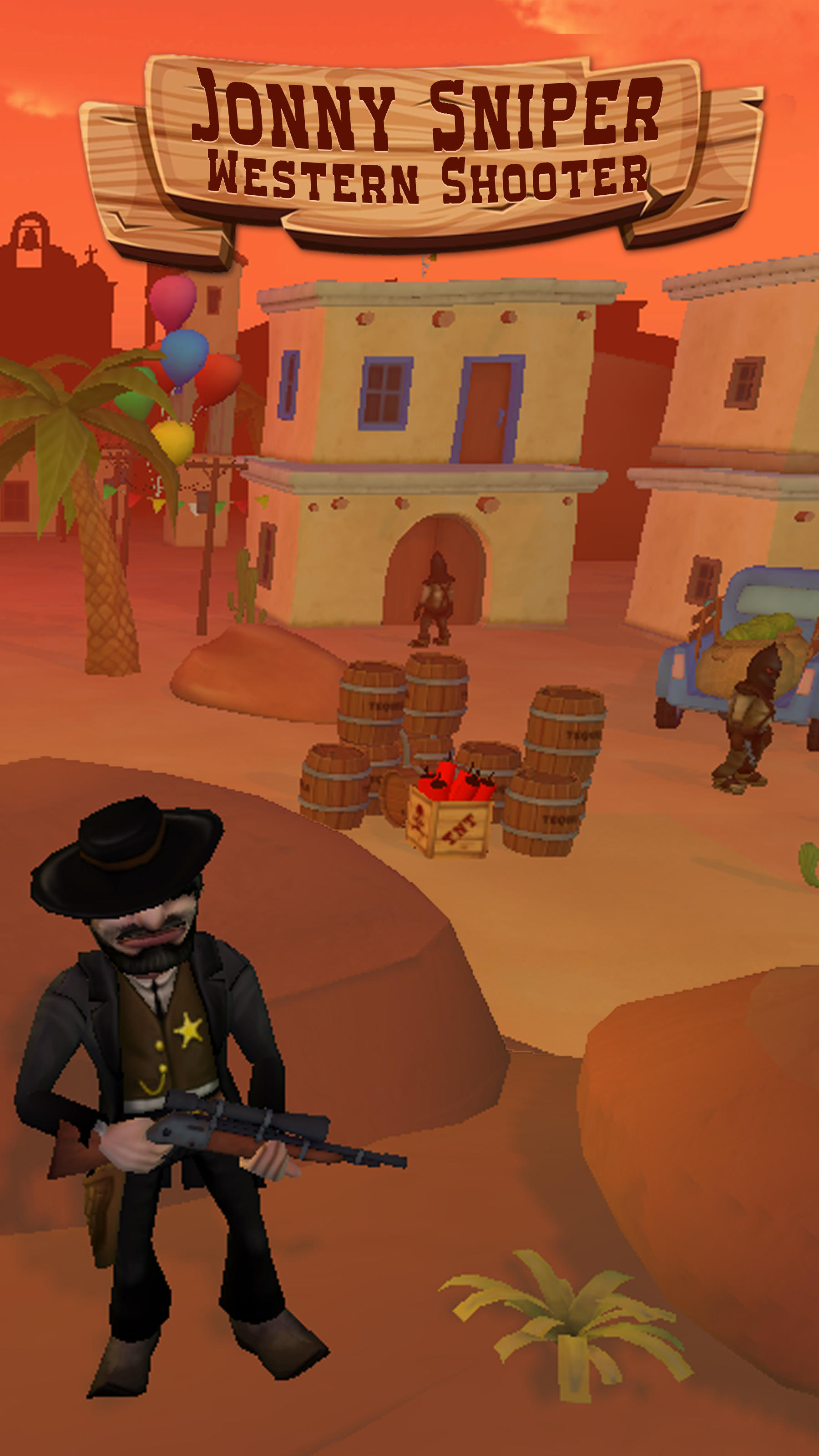 Jonny Sniper : Western Shooter Game Screenshot