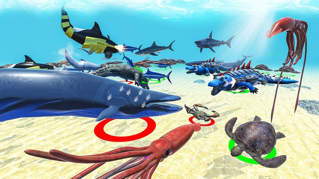 Sea Animal Kingdom: War Simula ภาพหน้าจอเกม