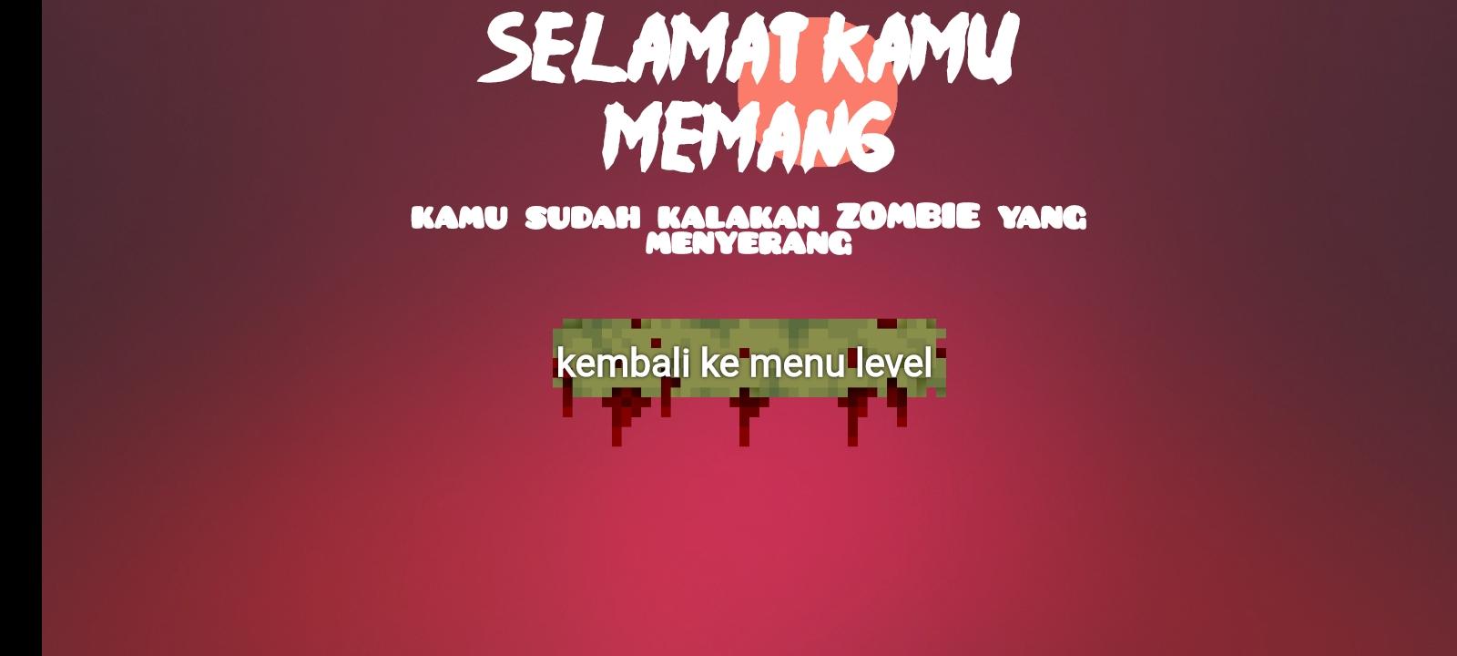 Cuplikan Layar Game yang untuk zombie