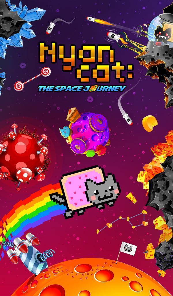 Скриншот игры Nyan Cat: The Space Journey