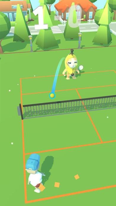 Cuplikan Layar Game City Cat Tennis Adventure