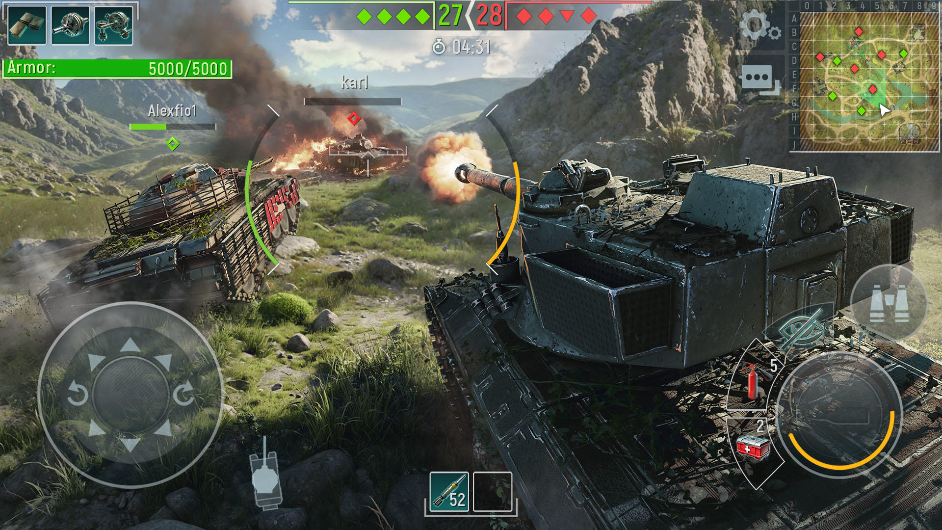 Tank Force Game Screenshot