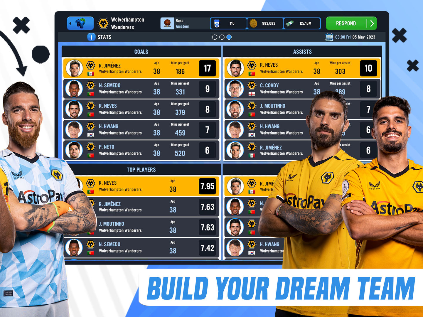Screenshot of Soccer Manager 2023 - Football