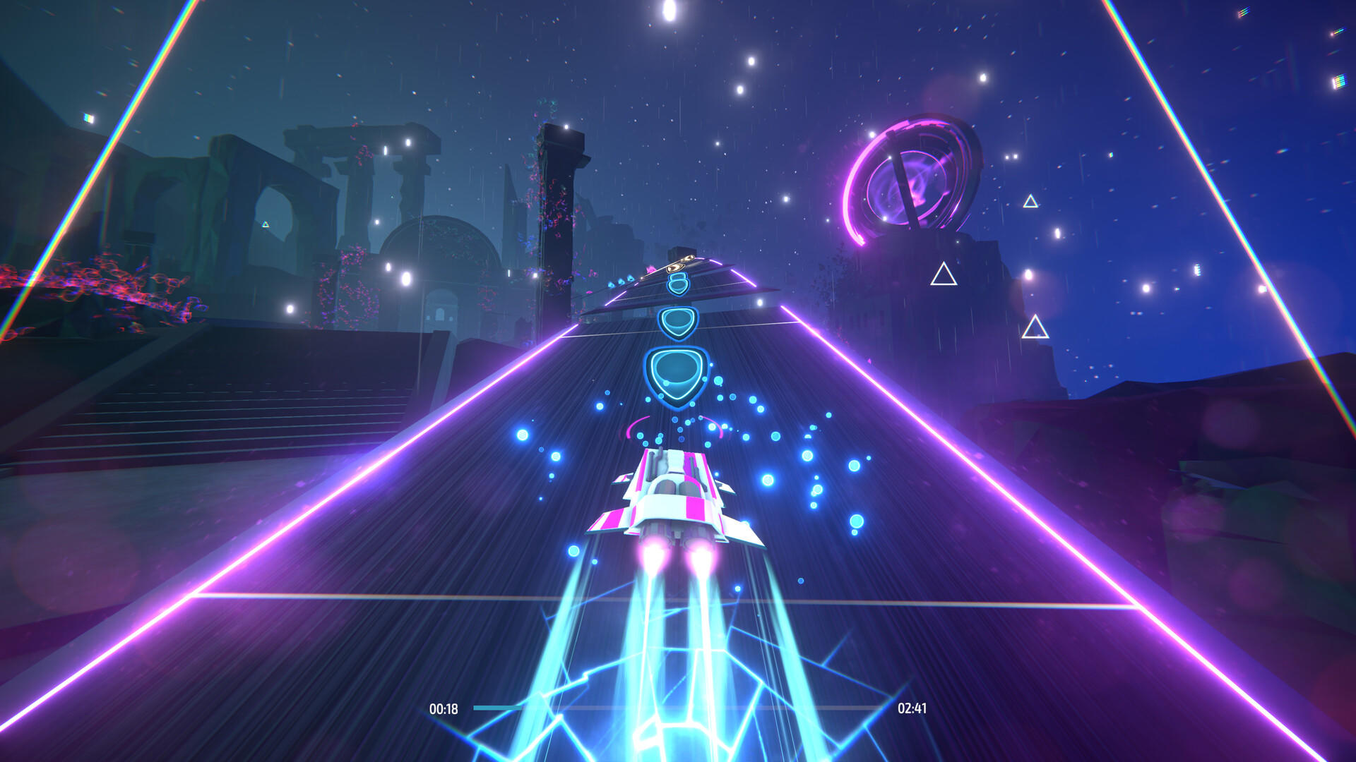 Screenshot 1 of Invector: Rhythm Galaxy 