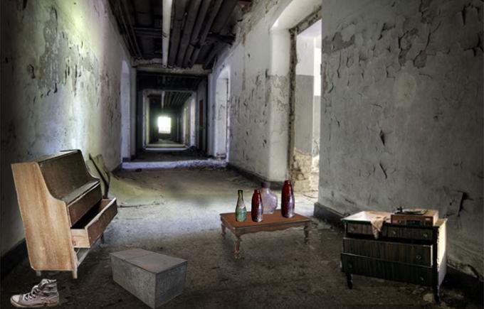 Can You Escape Ruined House 4 Game Screenshot