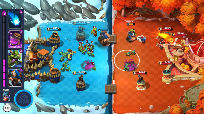 Screenshot of Castle Creeps Battle