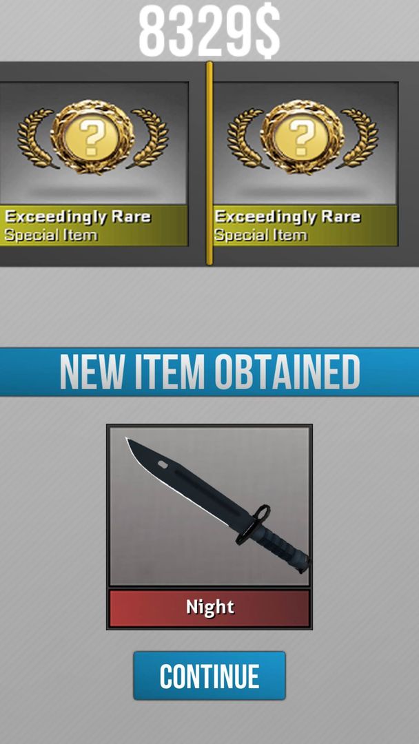 Screenshot of Knife Case Opener