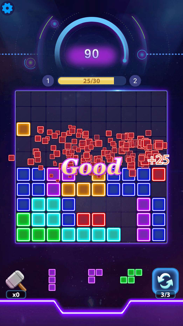 Glow Puzzle - Lucky Block Gameのキャプチャ