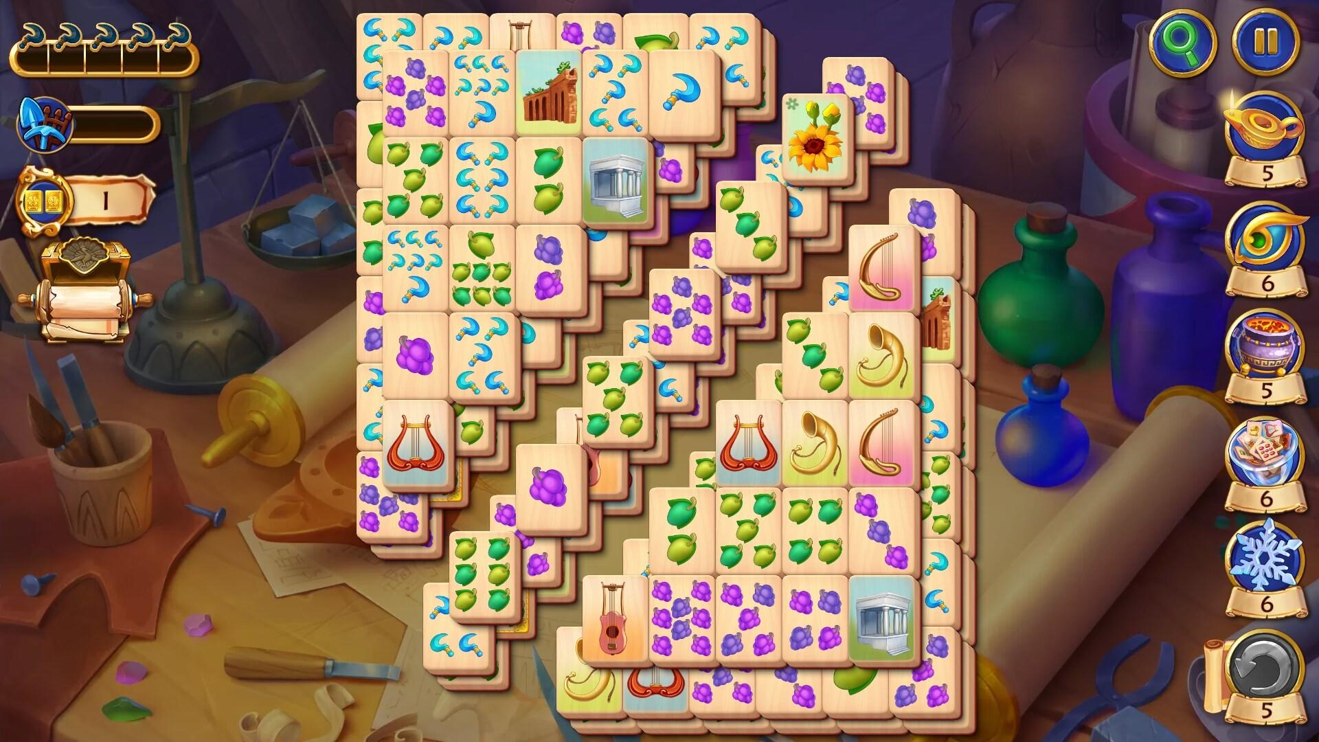 Emperor of Mahjong: Match Mahjong Tiles, Build Your City! 게임 스크린샷