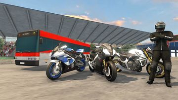 Bike VS Bus Racing Games Game Screenshot