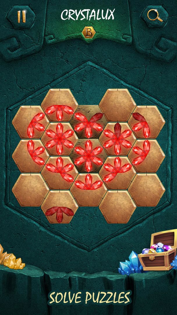 Screenshot of Crystalux: Zen Match Puzzle