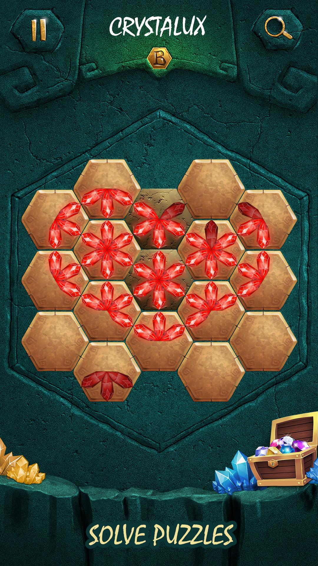 Crystalux: Zen Match Puzzle Game Screenshot