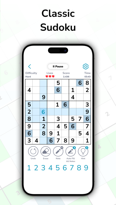 Sudoku: Math Games 遊戲截圖