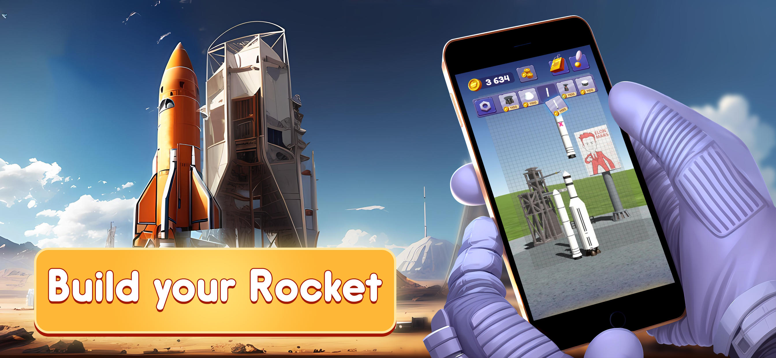ElonMars Spaceflight Simulator Game Screenshot