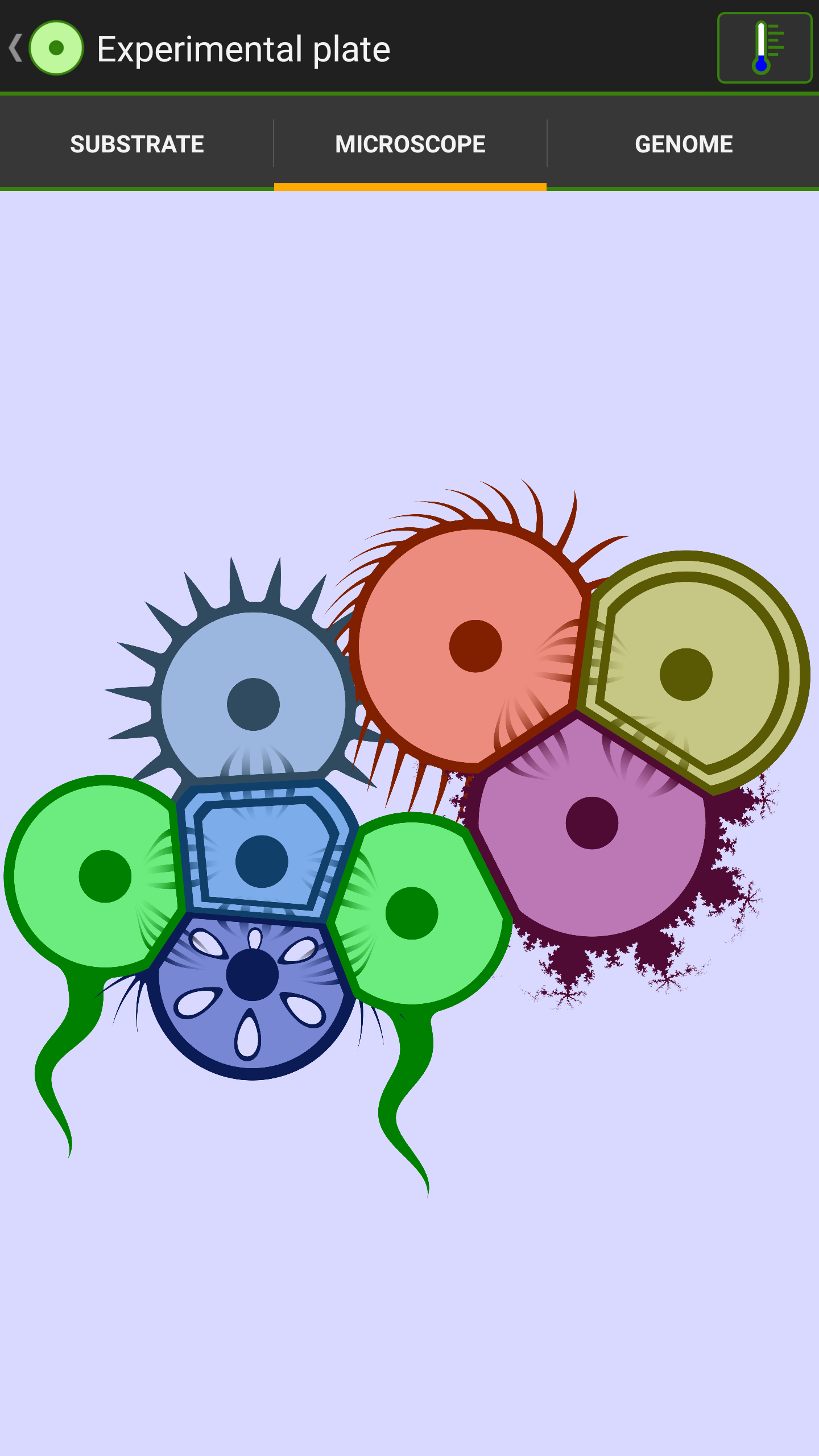 Cell Lab: Evolution Sandbox Game Screenshot