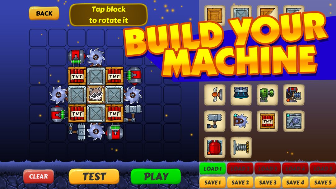 Screenshot of CarGoBoom Duel fights with custom build machines