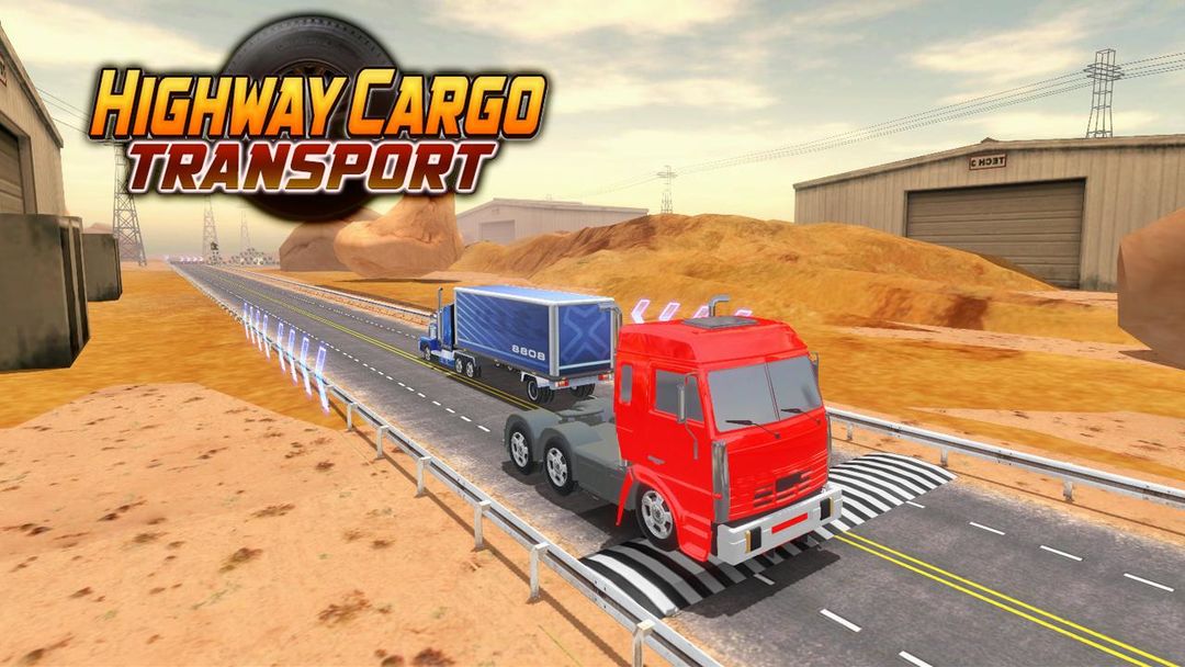 Highway Cargo Truck Transport Simulator遊戲截圖