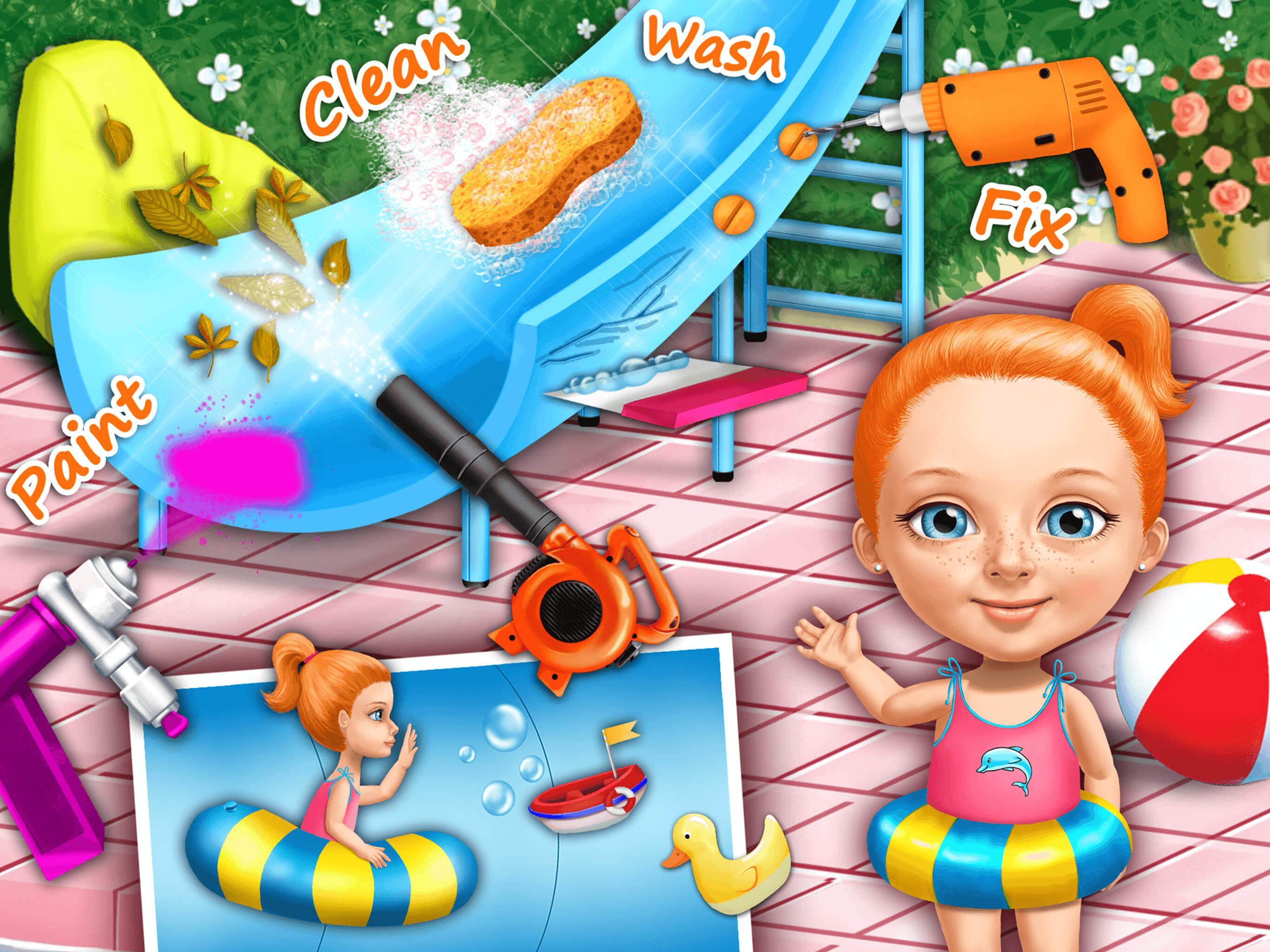Cuplikan Layar Game Sweet Baby Girl Cleanup 4