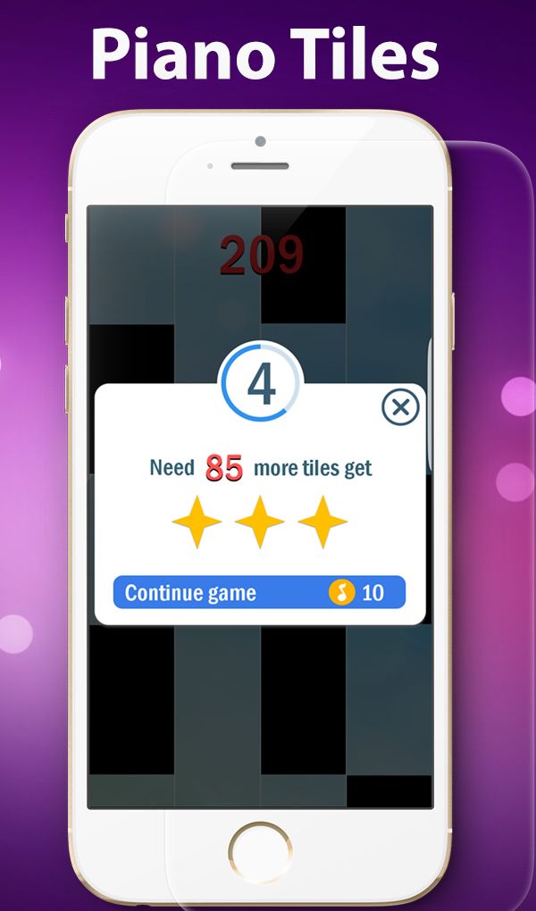 Screenshot of Piano Tiles 2