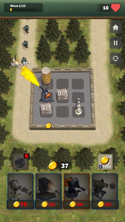 War Camp Defense 遊戲截圖