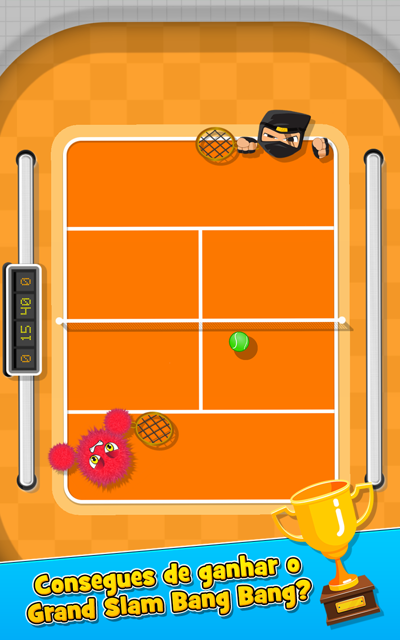 Captura de Tela do Jogo Bang Bang Tennis Game