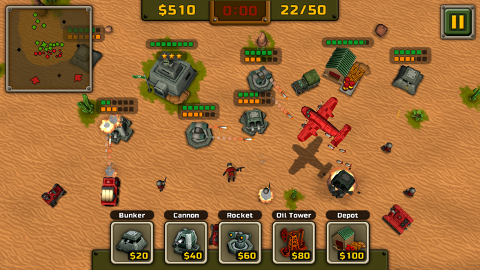 DefCom TD Game Screenshot