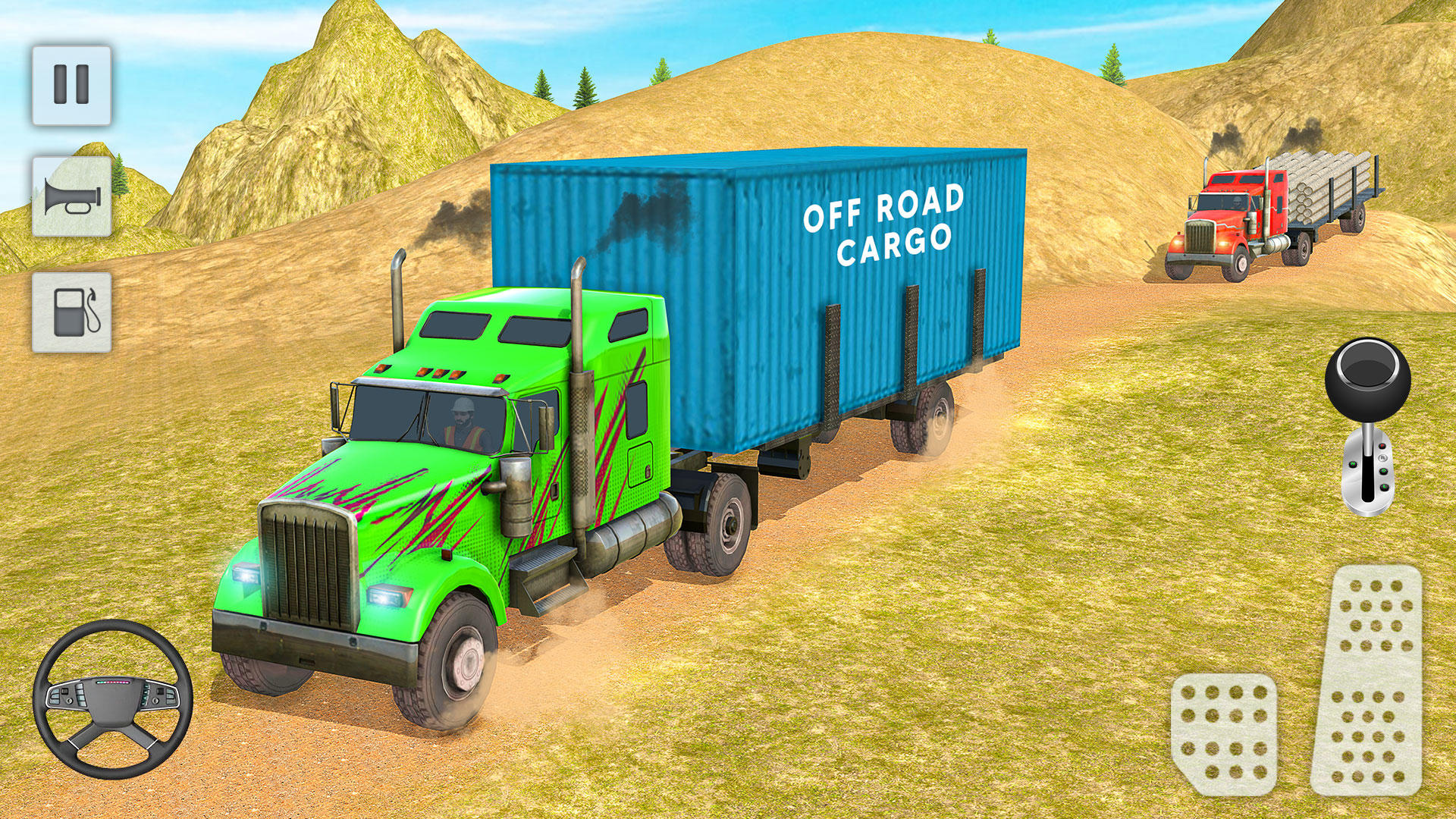 Captura de Tela do Jogo Heavy Cargo Truck Driving Sim