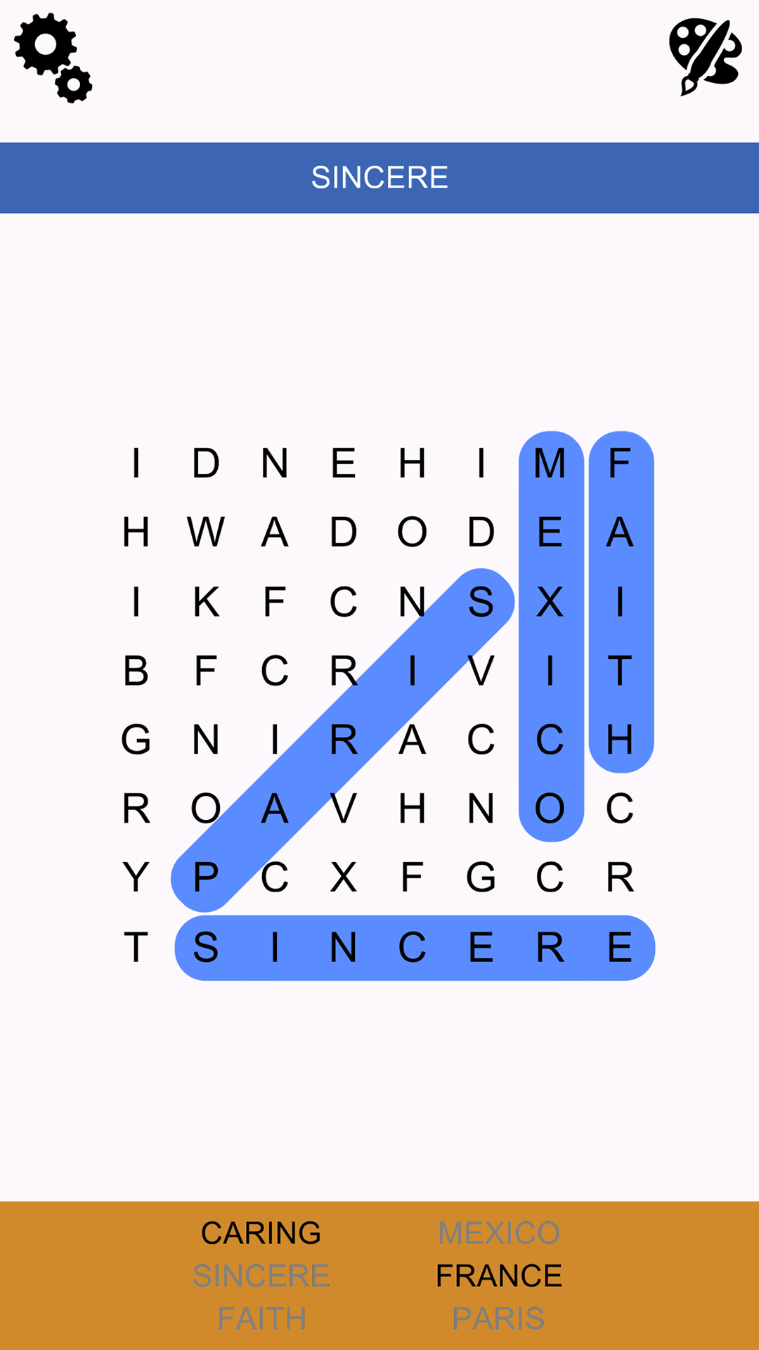 Word Search Epic Game Screenshot