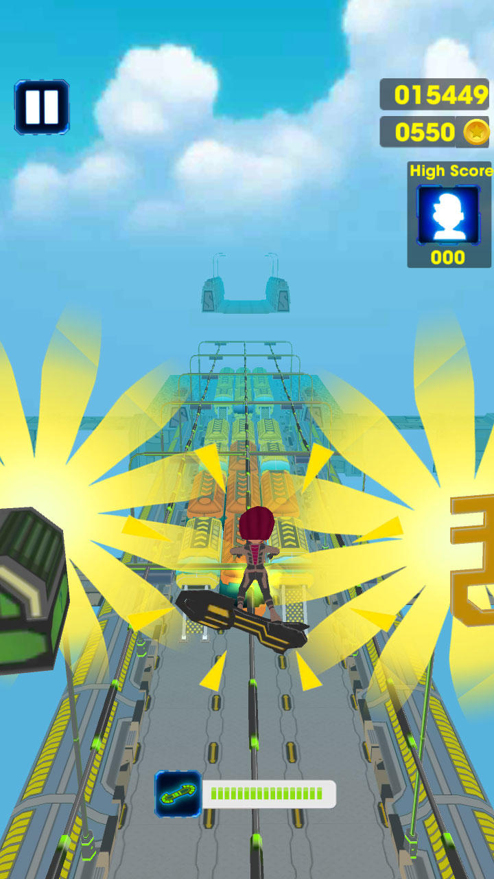 Space Subway 3D Game Screenshot