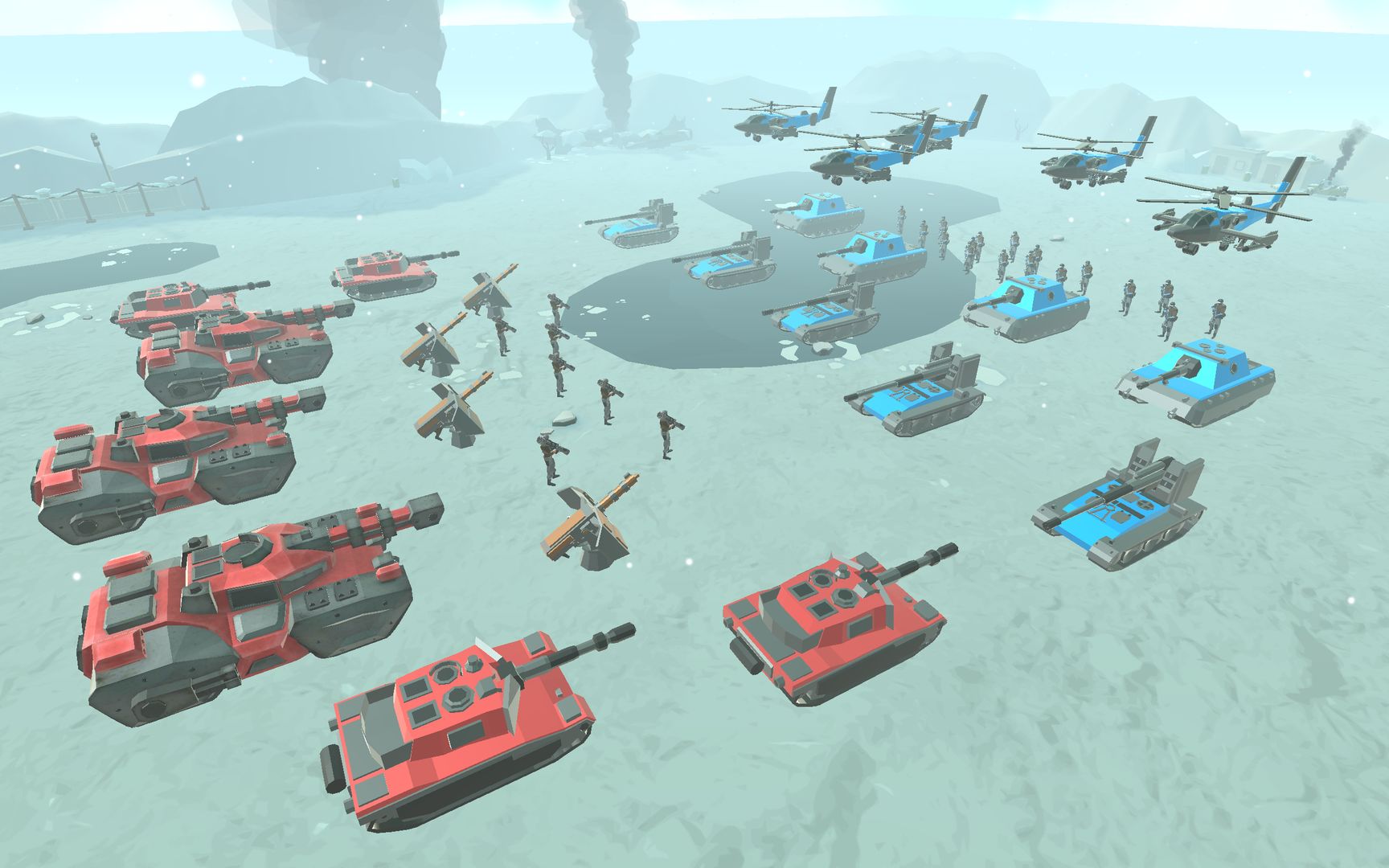 Screenshot of Army Battle Simulator