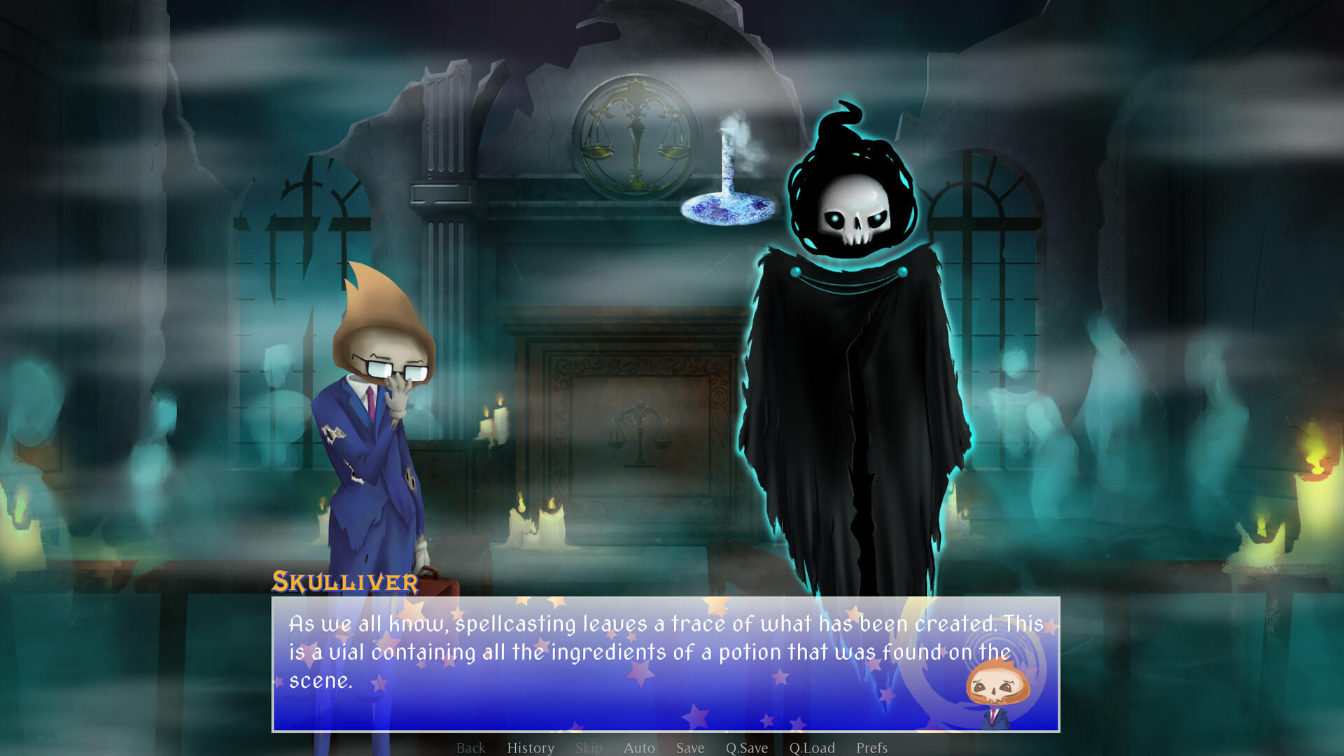 Screenshot of Grim's Gambit