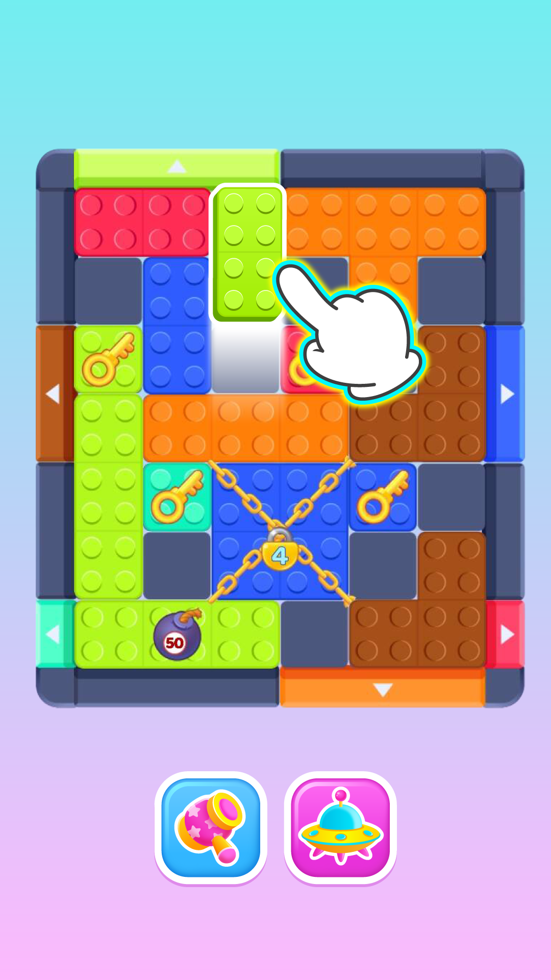 Color Block Escape：Color Jam Game Screenshot