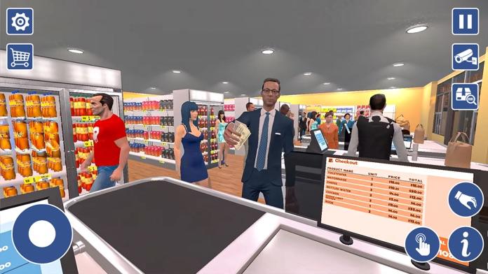 Supermarket Cashier Manager Game Screenshot