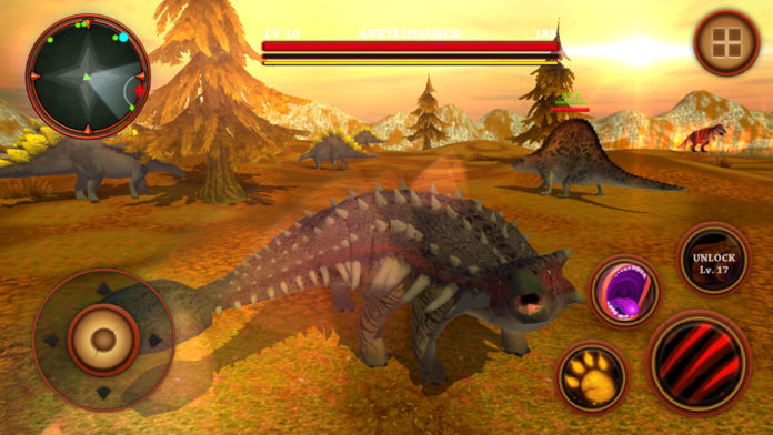 Screenshot of 甲龙 模拟器 2017 年 : 恐龙 战斗 游戏